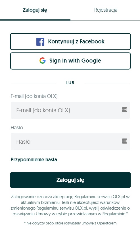 OLX App, How to Create An Account On OLX?