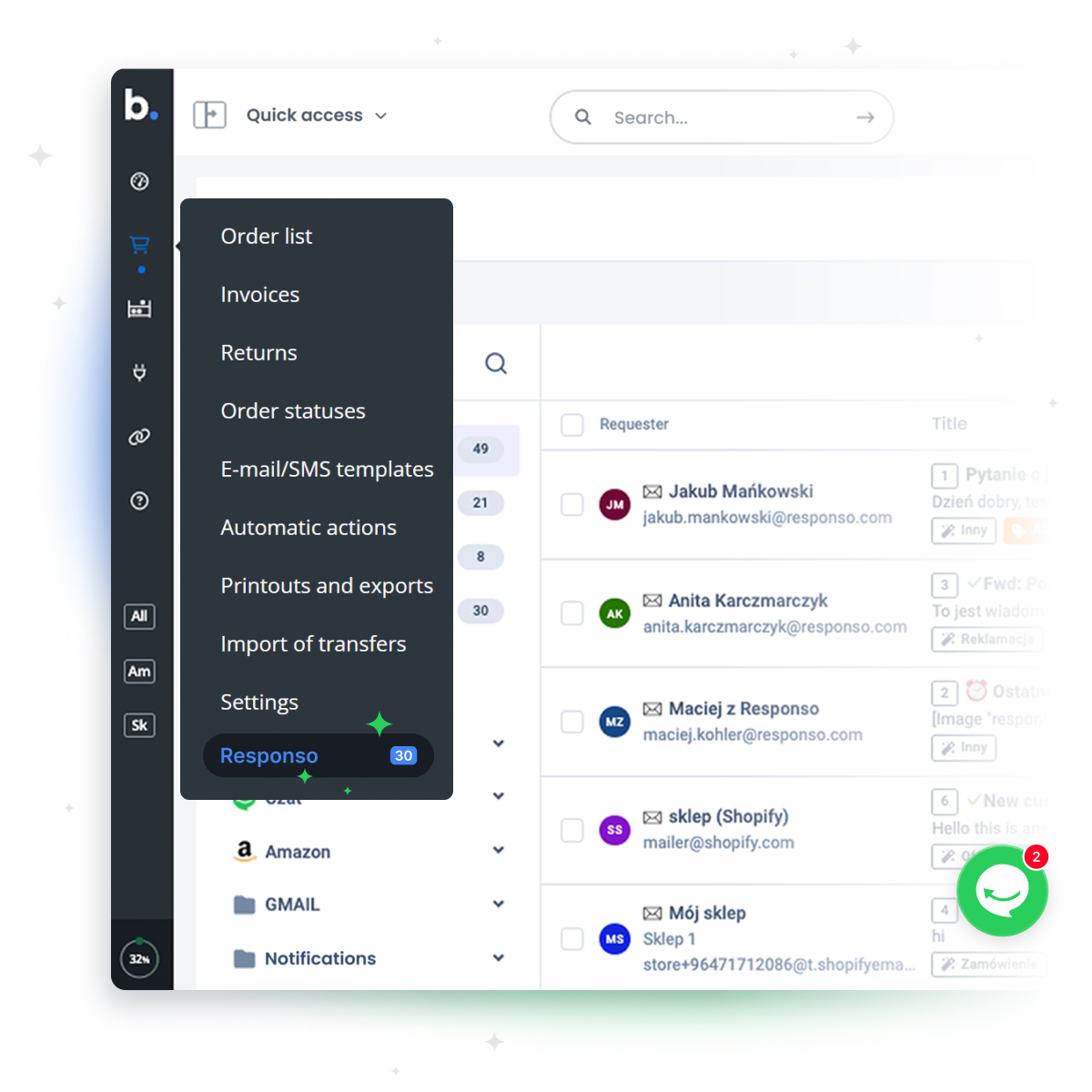 Integrations with Base.com