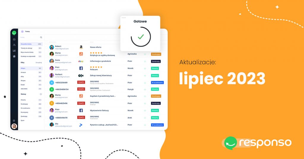 Nowości w Responso - lipiec 2023