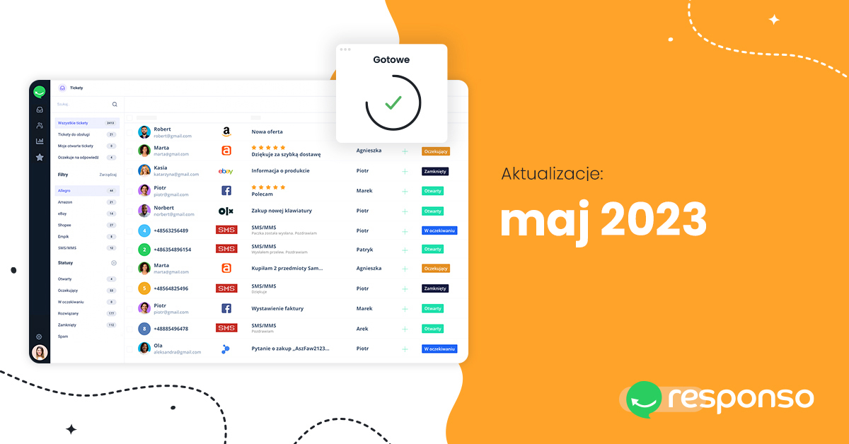 Aktualizacje Responso maj 2023