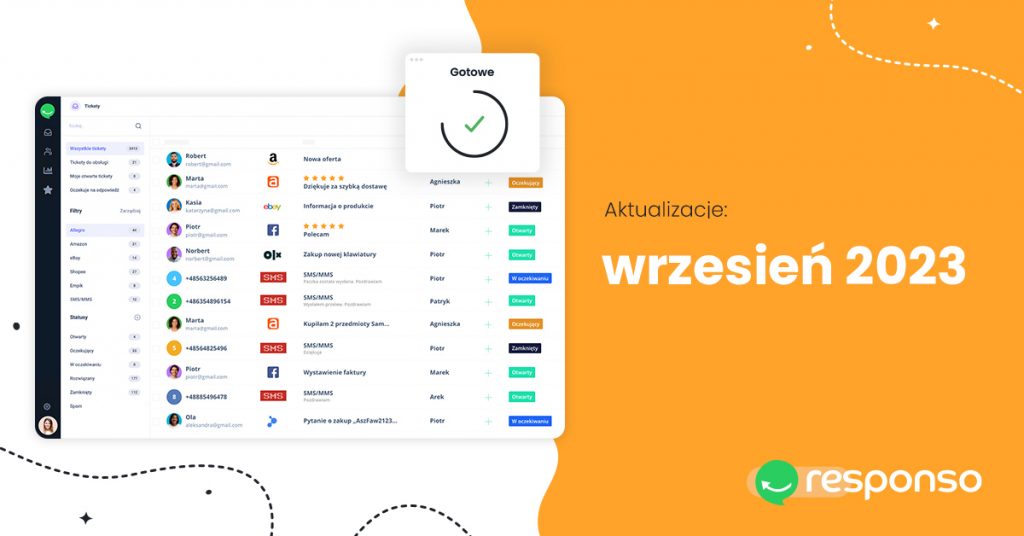 Aktualizacje Responso wrzesień