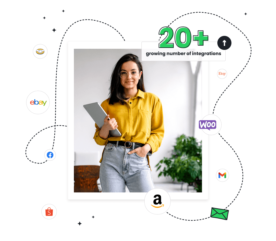 20+ growing number of integrations
