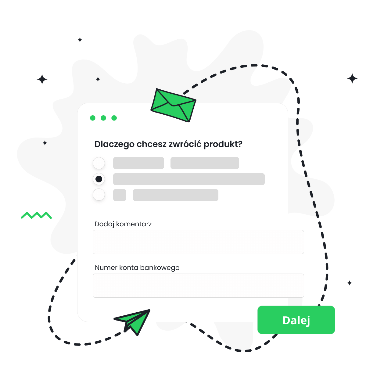 slider - formularz zwrotów